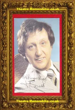 Ken Dodd Hand Signed Autograph Promo Postcard – 1980s