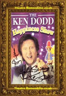 Ken Dodd - Happiness Show Tour - Flyer Leaflet 2007 - Signed