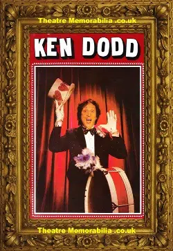 Ken Dodd Happiness Tour Brochure 1980’s – Signed Autograph