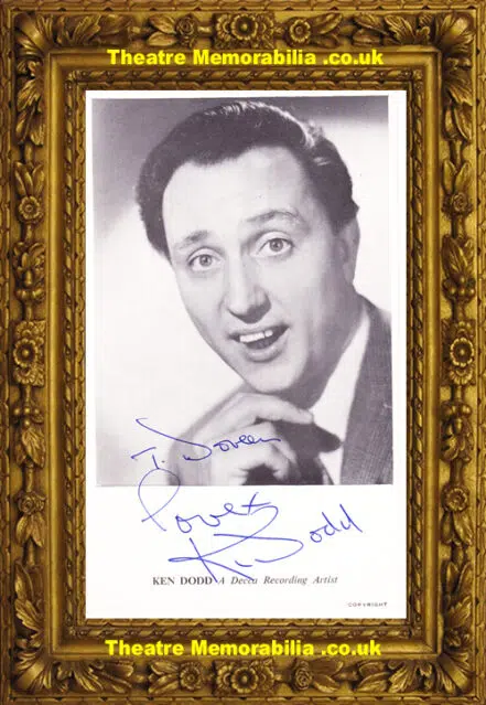 Ken Dodd Signed Autographed Photograph Picture Decca 60s