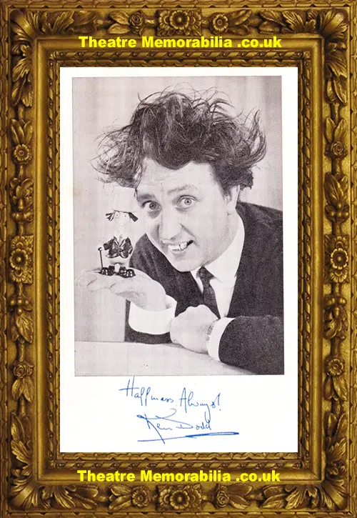 Ken Dodd Signed Memorabilia Photograph Diploma + BBC Letter 1974