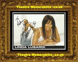 Linda Lusardi Autograph Signed Picture Glamour Model + Emmerdale