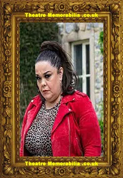 Lisa Riley Autograph Signed Card Actress Emmerdale Mandy Dingle