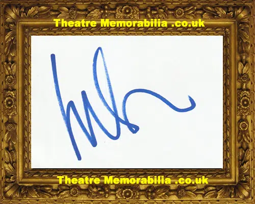 Lisa Snowden British Model Autograph Signed Card