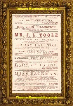 Liverpool Royal Alexandra Theatre - The Woman Of The People 1884