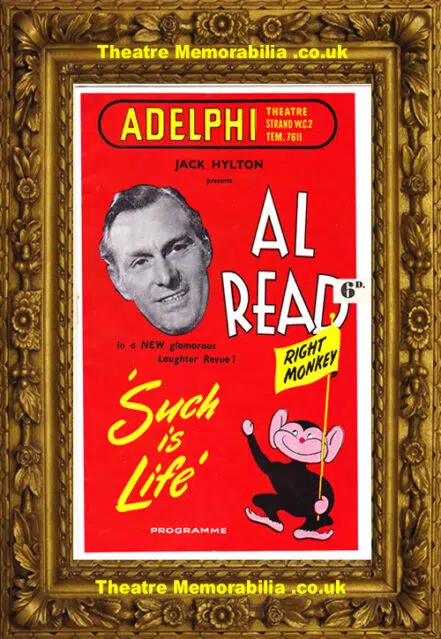 London Adelphi Theatre – Such Is Life – Shirley Bassey – 1956