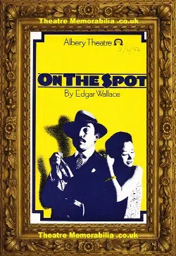 London Albery Theatre – On The Spot – 1984 – Simon Callow