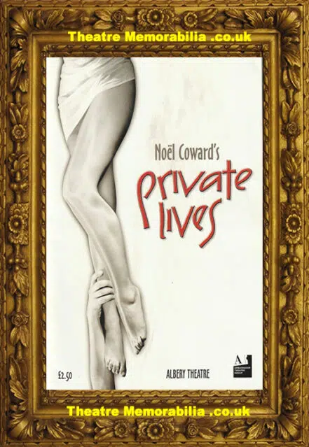 London Albery Theatre – Private Lives 2001 – Alan Rickman