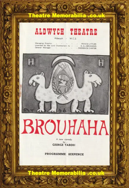 London Aldwych Theatre – Brouhaha – 1958 – Peter Sellers