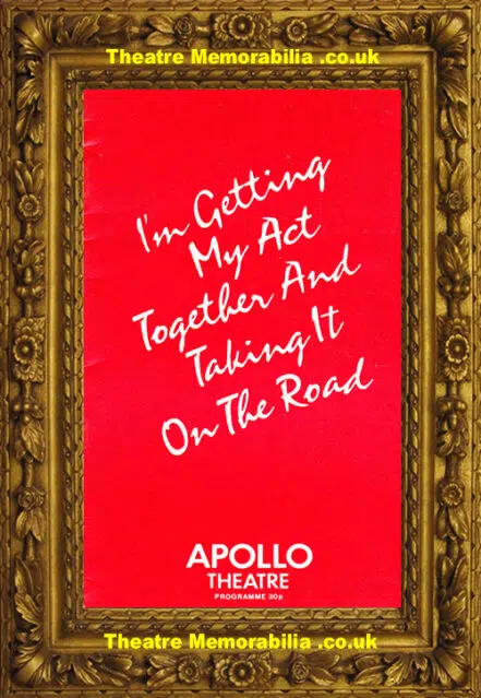 London Apollo Theatre – Taking It On The Road – 1981