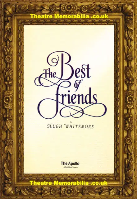 London Apollo Theatre – The Best Of Friends – 1988 John Gielgud