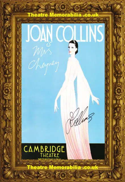 London Cambridge Theatre Last Of Mrs Cheyney 1980 – Joan Collins