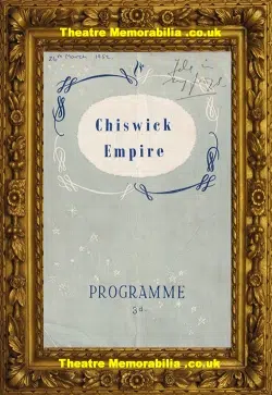 London Chiswick Empire Theatre Variety Show 1952 Frankie Howerd