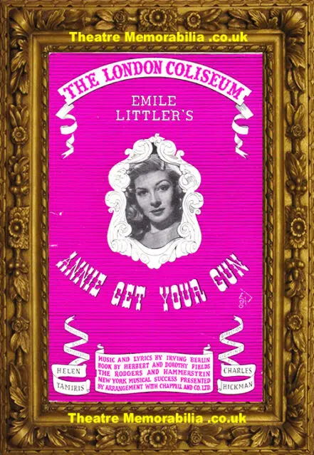 London Coliseum Theatre – Annie Get Your Gun – 1949