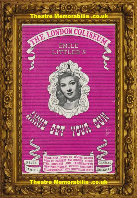 London Coliseum Theatre – Annie Get Your Gun 1947 – Dolores Gray