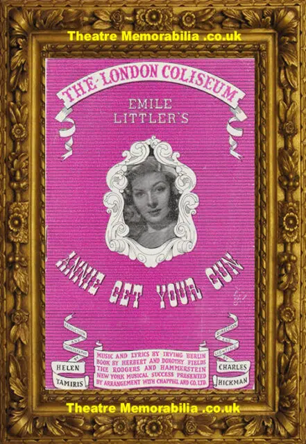 London Coliseum Theatre – Annie Get Your Gun 1947 – Dolores Gray