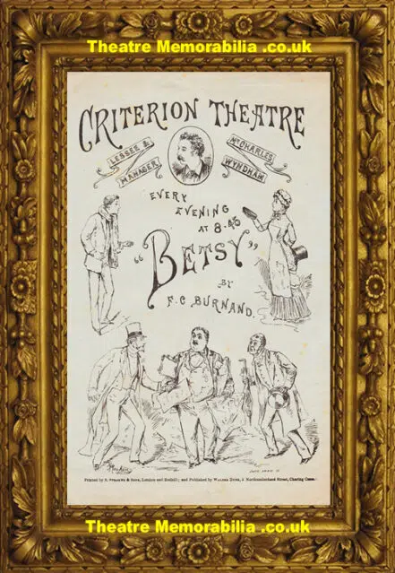 London Criterion Theatre – Betsy – 1888