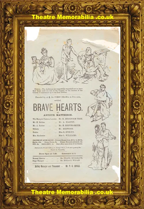 London Criterion Theatre - Betsy - 1888