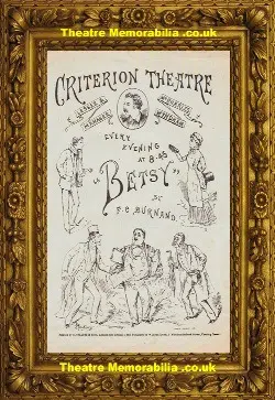 London Criterion Theatre – Betsy – 1888