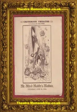 London Criterion Theatre – Mr Maltby Matinee – 1894