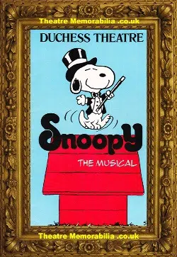 London Duchess Theatre – Snoopy The Musical – 1983