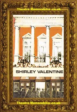 London Duke Of York Theatre Shirley Valentine 1989 Paula Wilcox