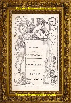 London Gaiety Theatre – Island Of Bachelors – 1874