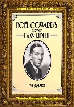 London Garrick Theatre – Easy Virtue – 1988 – Noel Coward