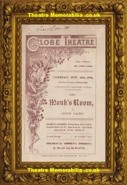 London Globe Theatre – Monk’s Room – 1888