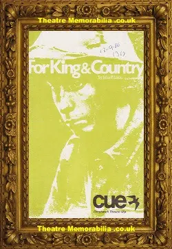 London Greenwich Theatre – For King & Country – 1986