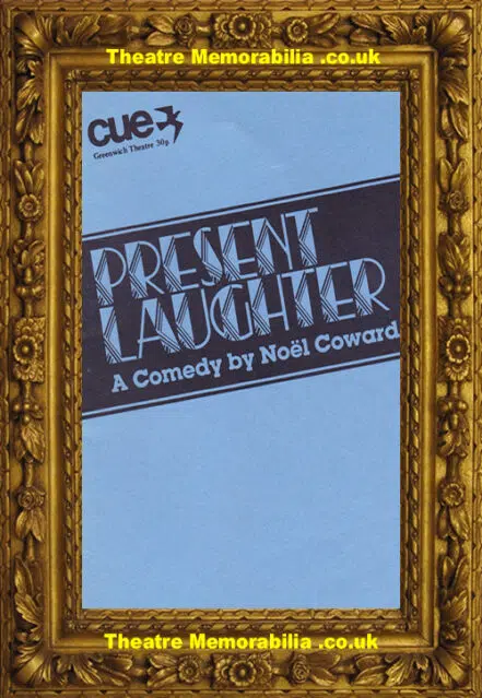 London Greenwich Theatre – Present Laughter – 1981