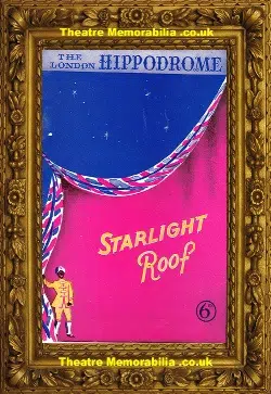 London Hippodrome Theatre – Starlight Roof – 1947 Julie Andrews