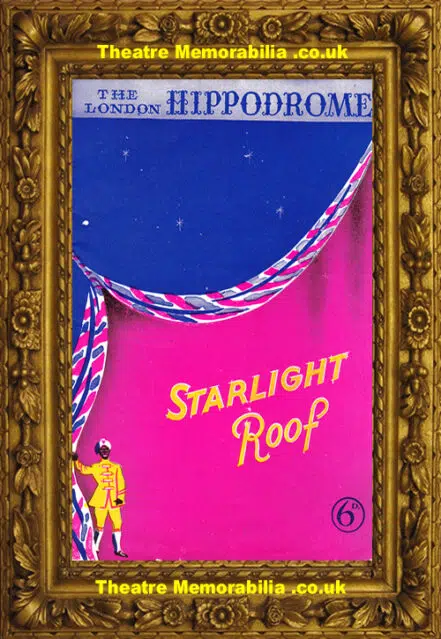 London Hippodrome Theatre – Starlight Roof 1947 – Julie Andrews