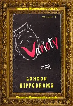 London Hippodrome Theatre – Variety – 1957 – Shirley Bassey
