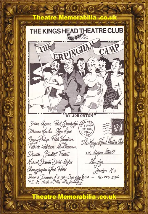 London Kings Head Theatre - The Erpingham Camp - 1973