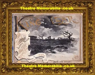 London Lyceum Theatre – King Lear – 1892 – Special Souvenir