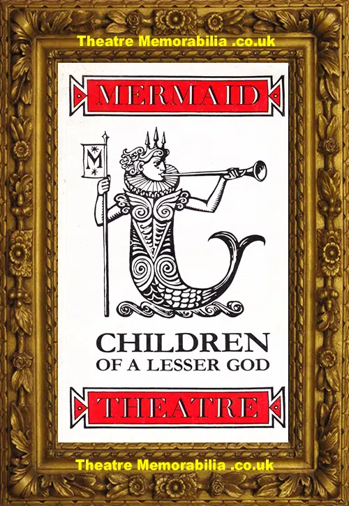 London Mermaid Theatre - Children Of A Lesser God - 1973