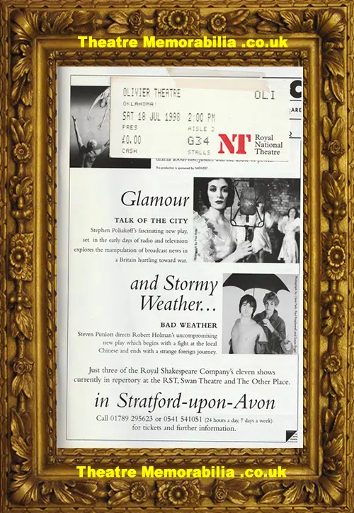 London National Theatre - Oklahoma 1998 - Hugh Jackman