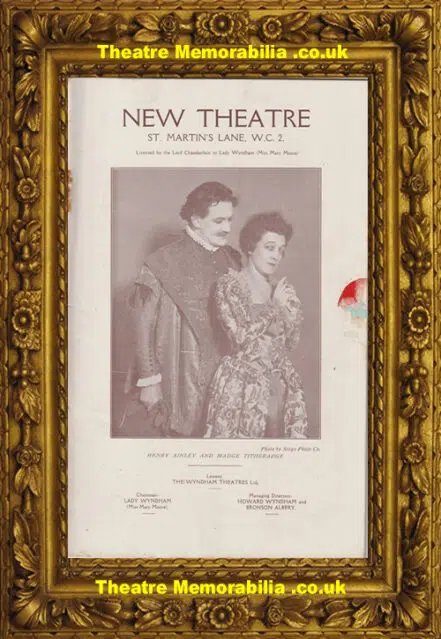 London New Theatre – Much Ado About Nothing – 1921