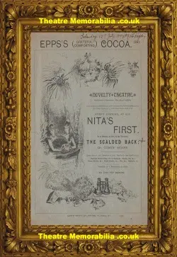 London Novelty Theatre – Nita’s First – 1884