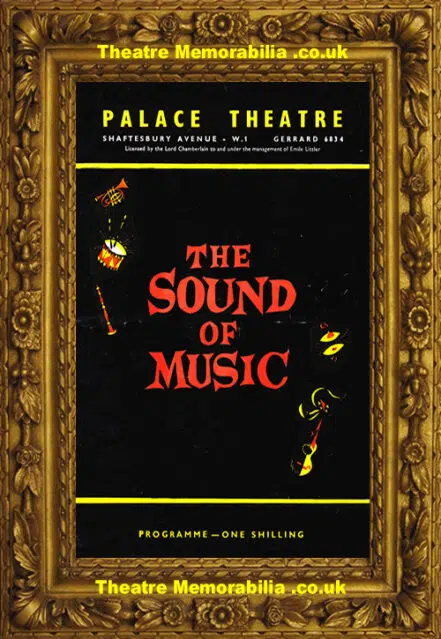 London Palace Theatre – The Sound Of Music – 1961 – Sonia Rees