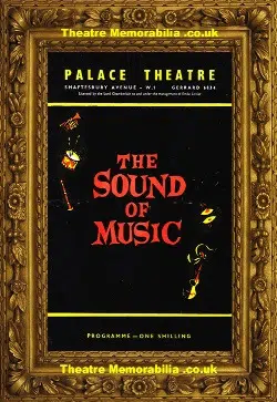 London Palace Theatre – The Sound Of Music – 1961 – Sonia Rees