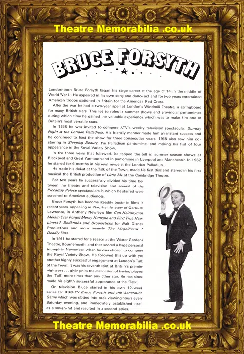 London Palladium 73 - Bruce Forsyth + Kenneth McKeller 1973