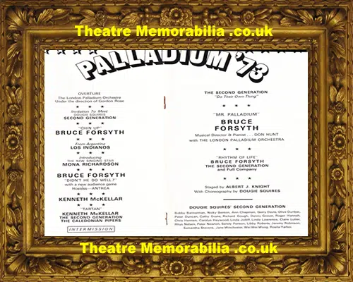 London Palladium 73 - Bruce Forsyth + Kenneth McKeller 1973