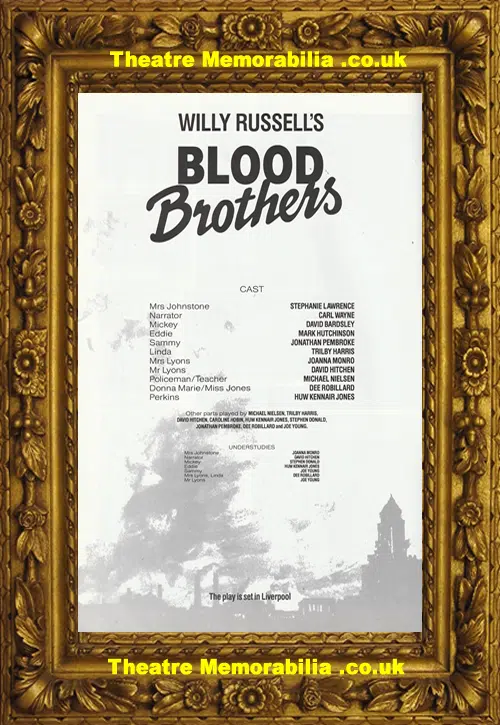London Phoenix Theatre - Blood Brothers - 1988
