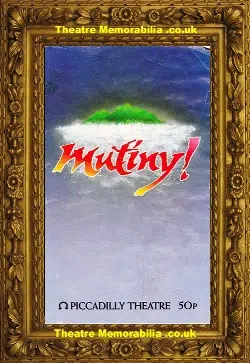 London Piccadilly Theatre – Mutiny – 1985 – Signed David Essex +