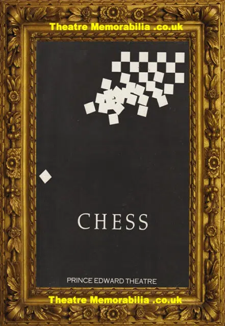London Prince Edward Theatre – Chess – 1986 – Siobhan McCarthy