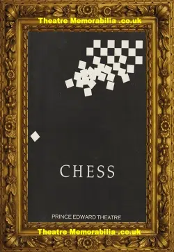 London Prince Edward Theatre – Chess – 1986 – Siobhan McCarthy