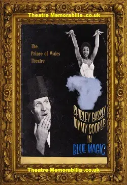 London Prince Of Wales Theatre Shirley Bassey -Tommy Cooper 1959