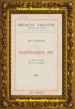 London Princes Theatre – Shephard’s Pie – 1940